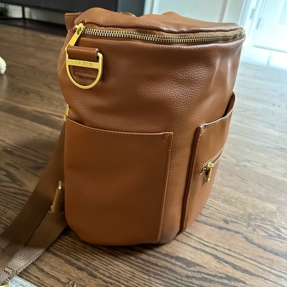 Fawn Design Original Diaper Bag bundle in brown - Picture 3 of 8